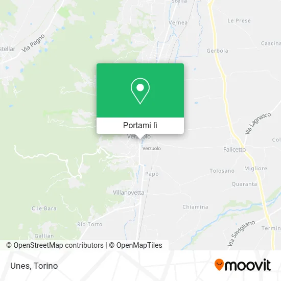 Mappa Unes
