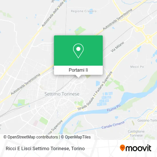 Mappa Ricci E Lisci Settimo Torinese