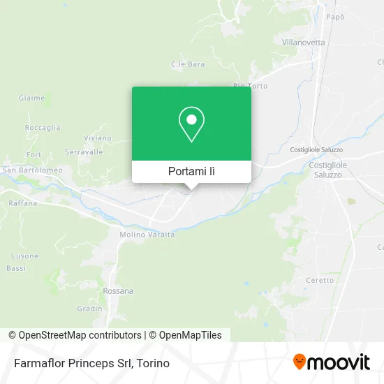 Mappa Farmaflor Princeps Srl