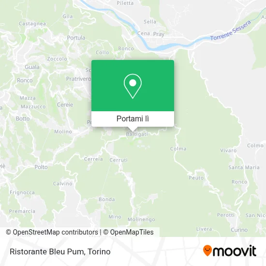 Mappa Ristorante Bleu Pum