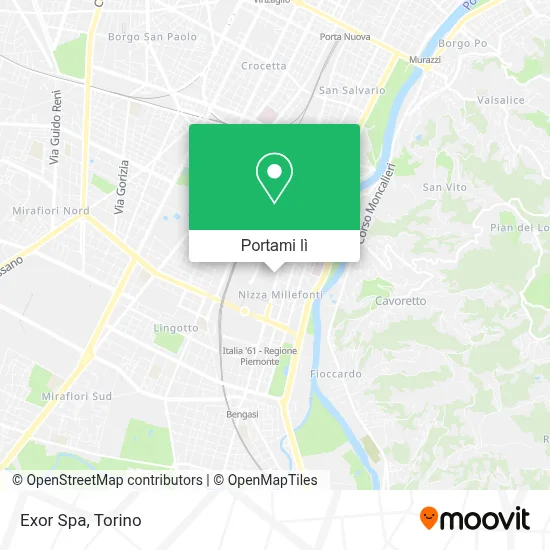 Mappa Exor Spa