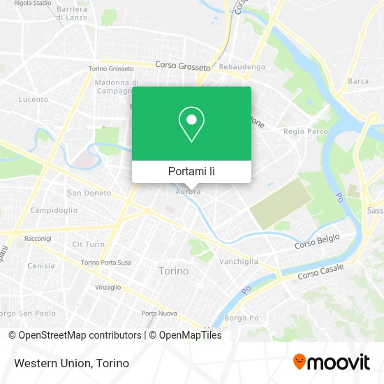 Mappa Western Union