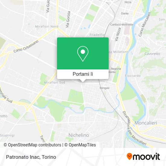 Mappa Patronato Inac