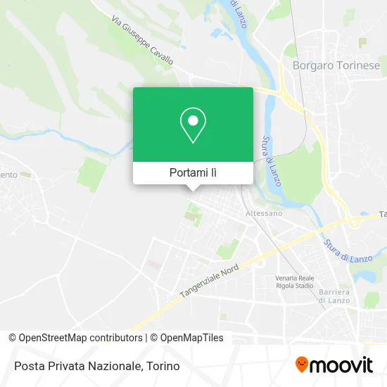 Mappa Posta Privata Nazionale