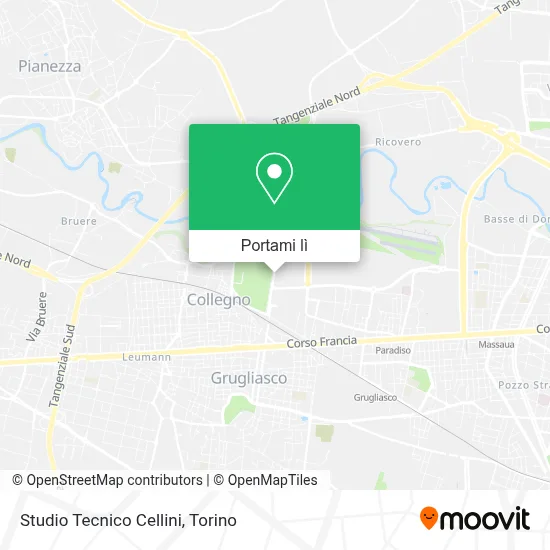 Mappa Studio Tecnico Cellini