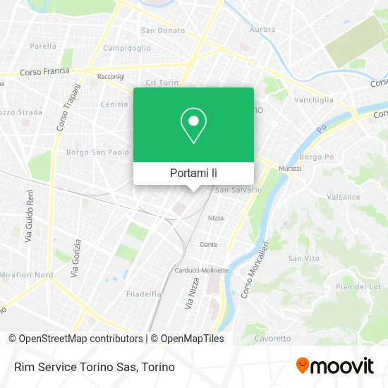 Mappa Rim Service Torino Sas