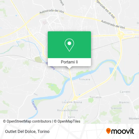 Mappa Outlet Del Dolce
