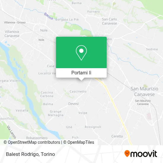 Mappa Balest Rodrigo