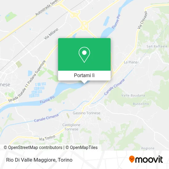 Mappa Rio Di Valle Maggiore