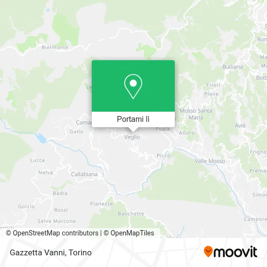 Mappa Gazzetta Vanni