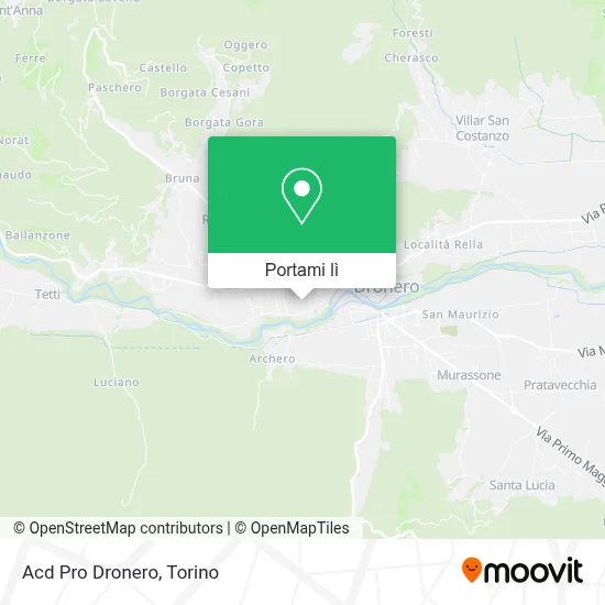 Mappa Acd Pro Dronero