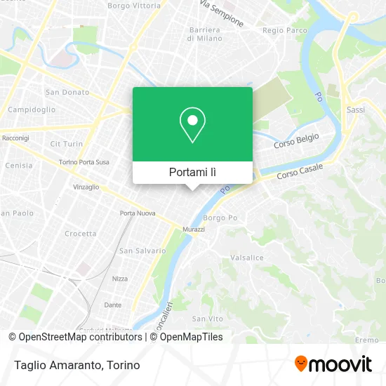Mappa Taglio Amaranto