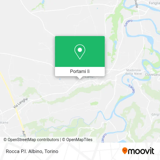 Mappa Rocca P.I. Albino