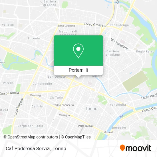 Mappa Caf Poderosa Servizi