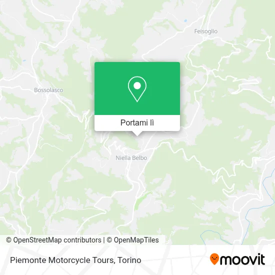 Mappa Piemonte Motorcycle Tours