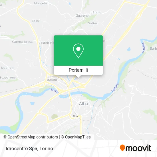 Mappa Idrocentro Spa