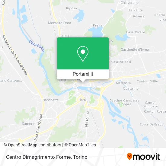 Mappa Centro Dimagrimento Forme