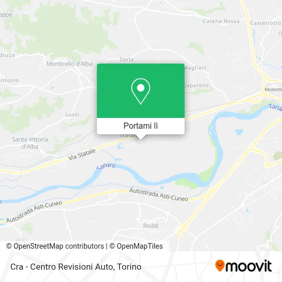 Mappa Cra - Centro Revisioni Auto