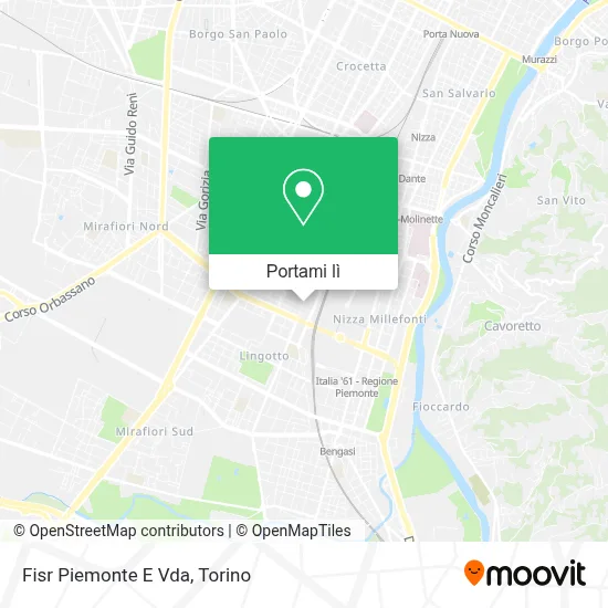 Mappa Fisr Piemonte E Vda