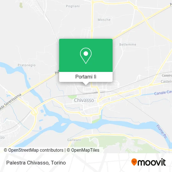 Mappa Palestra Chivasso