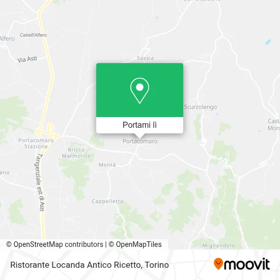 Mappa Ristorante Locanda Antico Ricetto