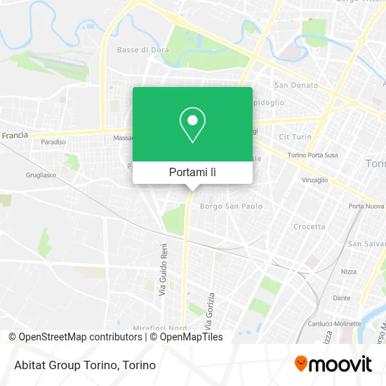 Mappa Abitat Group Torino