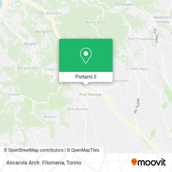 Mappa Ancarola Arch. Filomena