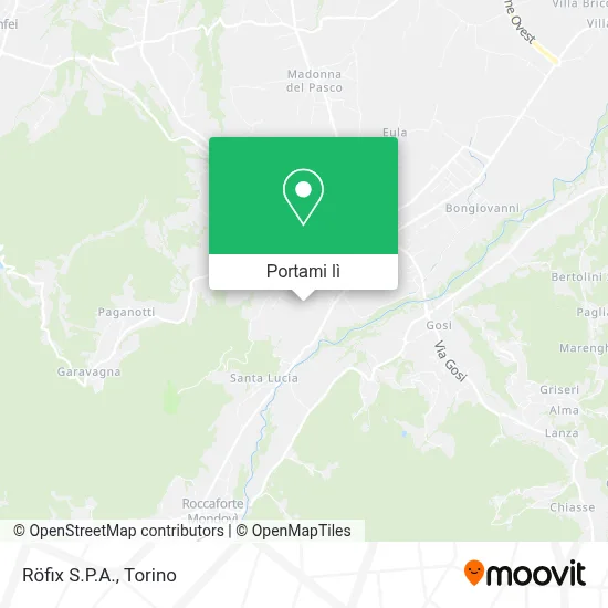 Mappa Röfix S.P.A.