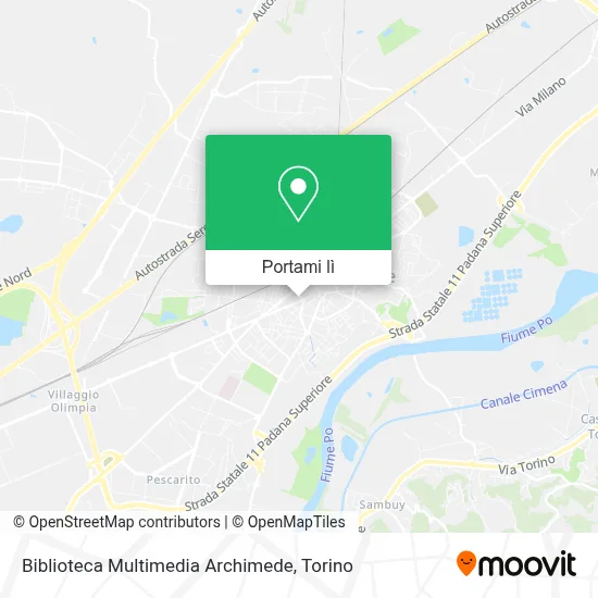 Mappa Biblioteca Multimedia Archimede