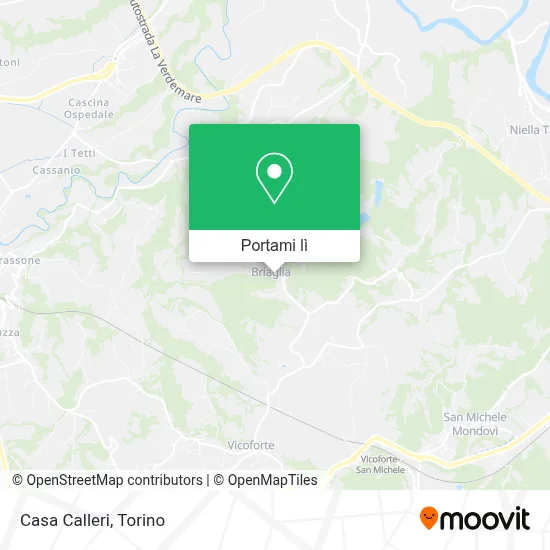 Mappa Casa Calleri