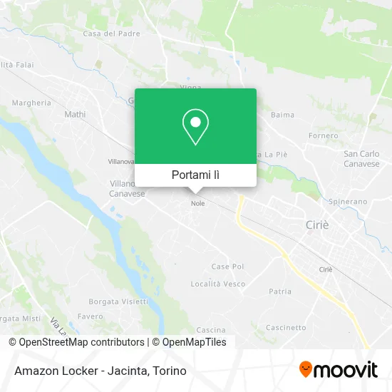 Mappa Amazon Locker - Jacinta
