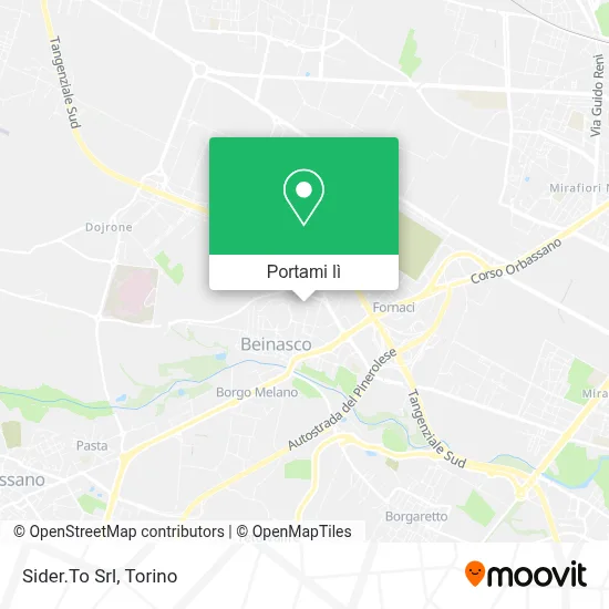 Mappa Sider.To Srl