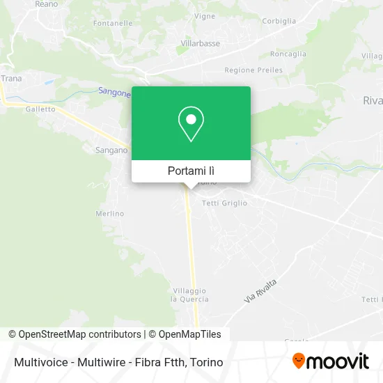 Mappa Multivoice - Multiwire - Fibra Ftth