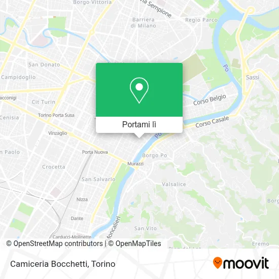 Mappa Camiceria Bocchetti