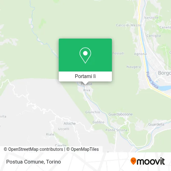 Mappa Postua Comune