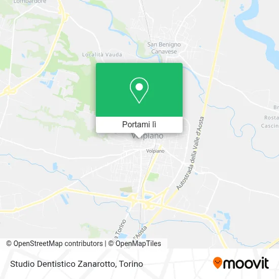 Mappa Studio Dentistico Zanarotto