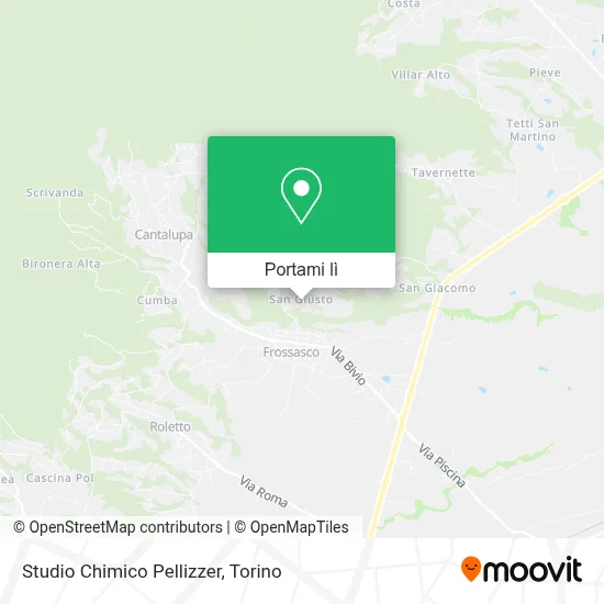 Mappa Studio Chimico Pellizzer