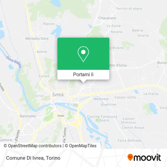 Mappa Comune Di Ivrea