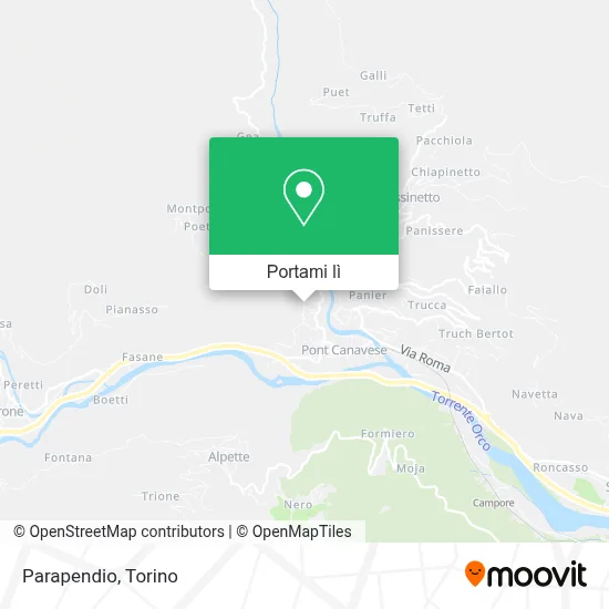 Mappa Parapendio