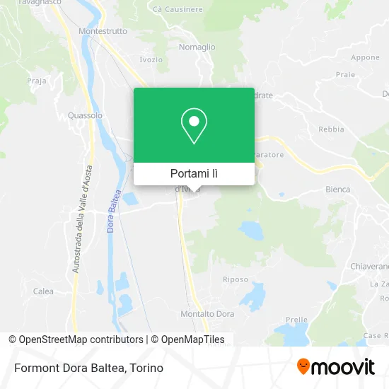 Mappa Formont Dora Baltea