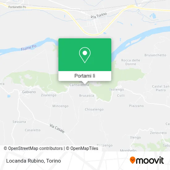 Mappa Locanda Rubino