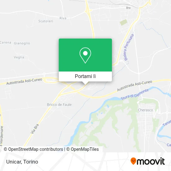 Mappa Unicar