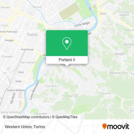 Mappa Western Union