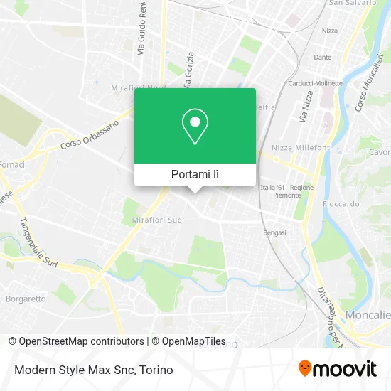 Mappa Modern Style Max Snc