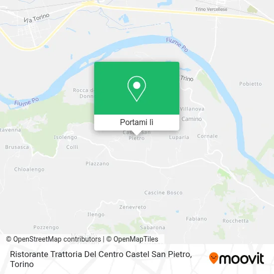 Mappa Ristorante Trattoria Del Centro Castel San Pietro