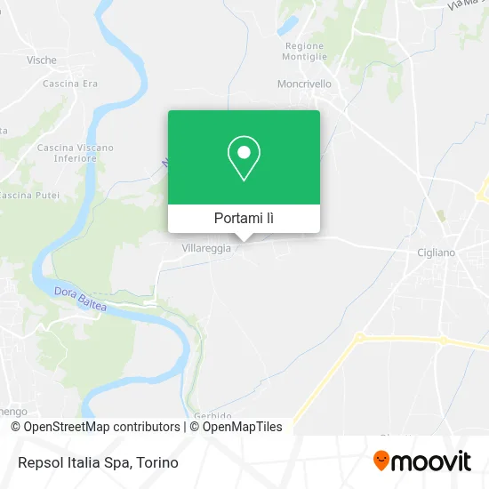 Mappa Repsol Italia Spa