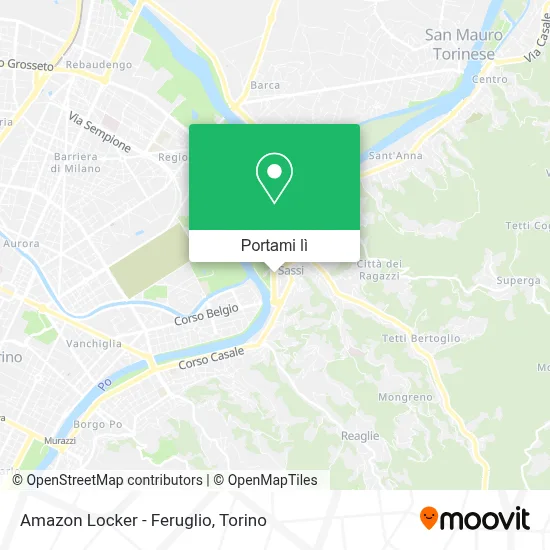 Mappa Amazon Locker - Feruglio