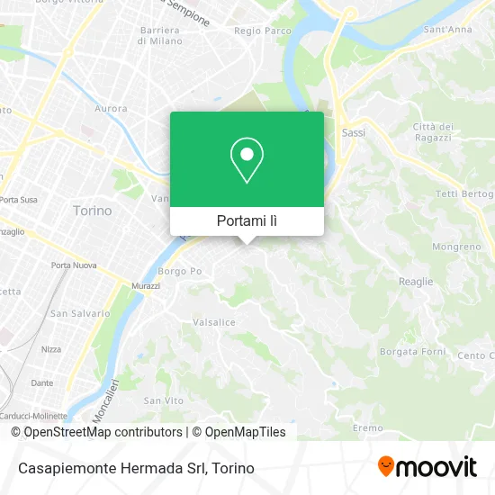 Mappa Casapiemonte Hermada Srl