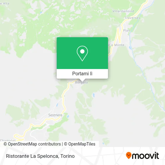 Mappa Ristorante La Spelonca