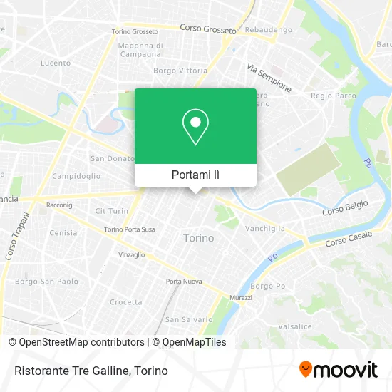Mappa Ristorante Tre Galline